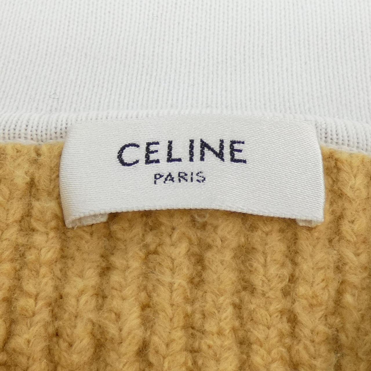 C (やや傷や汚れあり)】セリーヌ CELINE RY0FQ0ZQJ ニット Mの中古ハイ