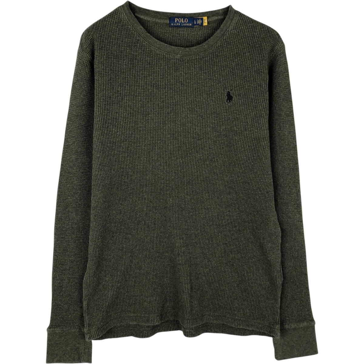 古着 ラルフローレン Ralph Lauren POLO RALPH LAUREN サーマルロンT ワッフル メンズL相当/eaa632426