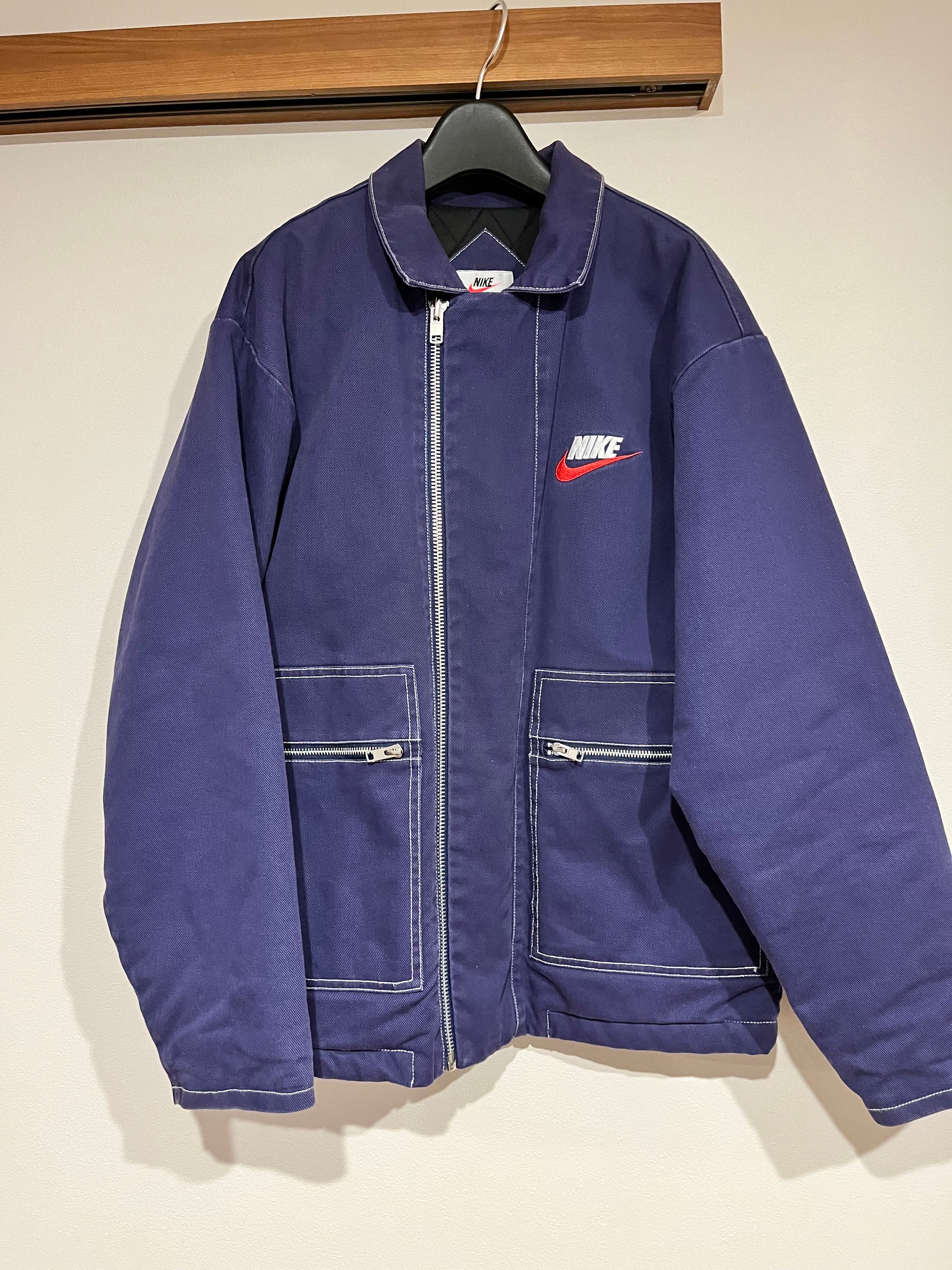 Supreme / NIKE® Double Zip Work Jacket "navy"