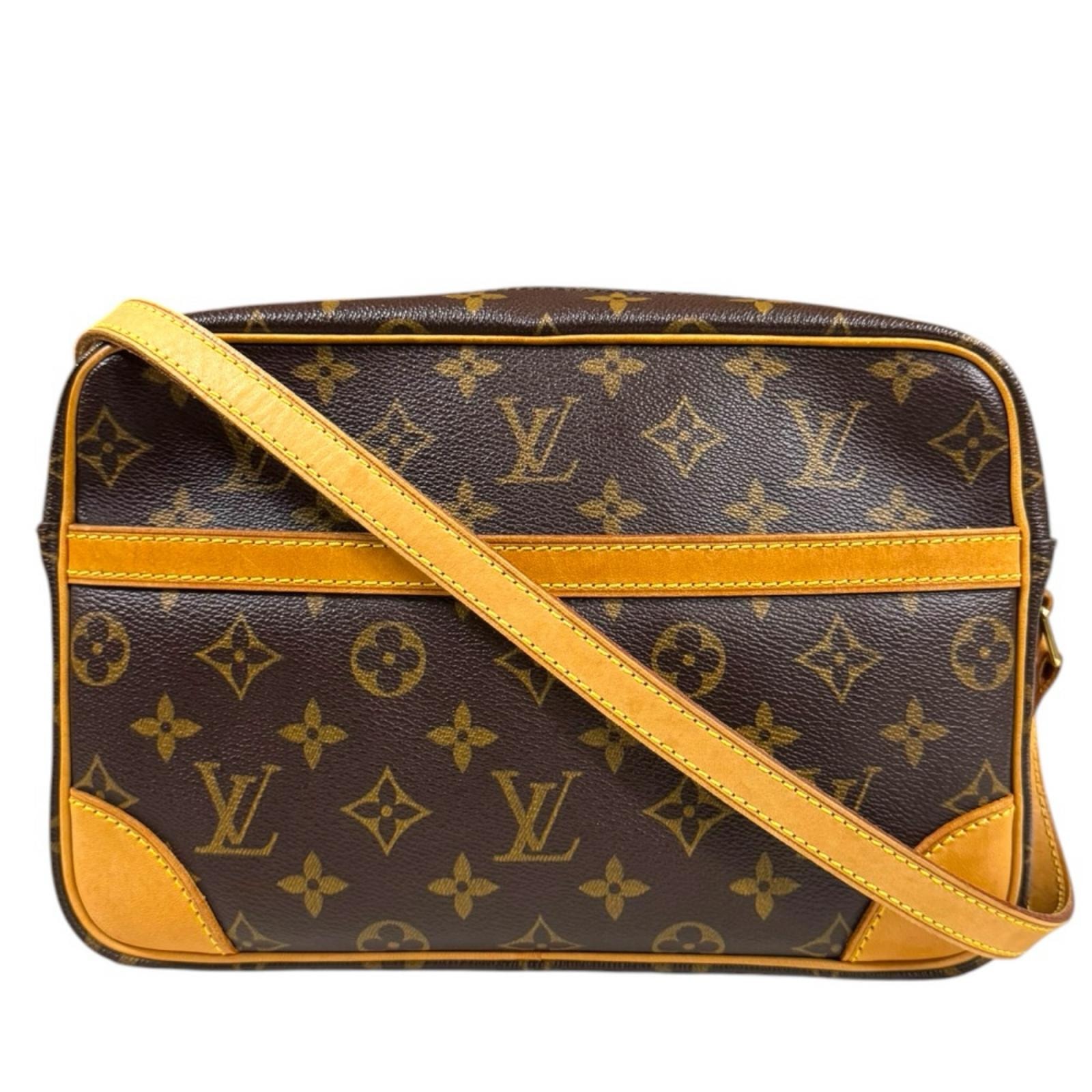 ルイヴィトン トロカデロ27 モノグラム ショルダーバッグ モノグラムキャンバス M51274 ブラウン レディース LOUIS VUITTON  中古