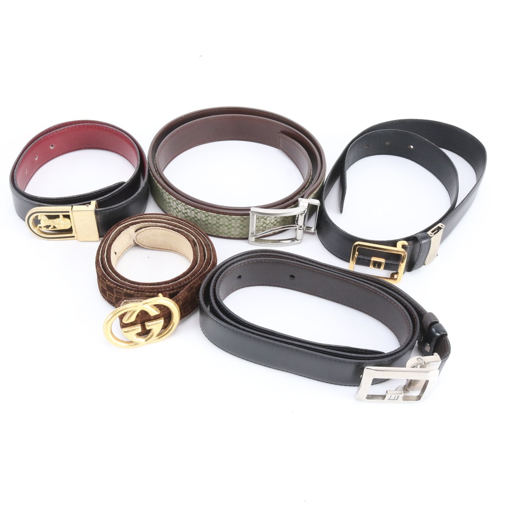 グッチ ■まとめ 5点 セット■セリーヌ YSL ベルト レザー