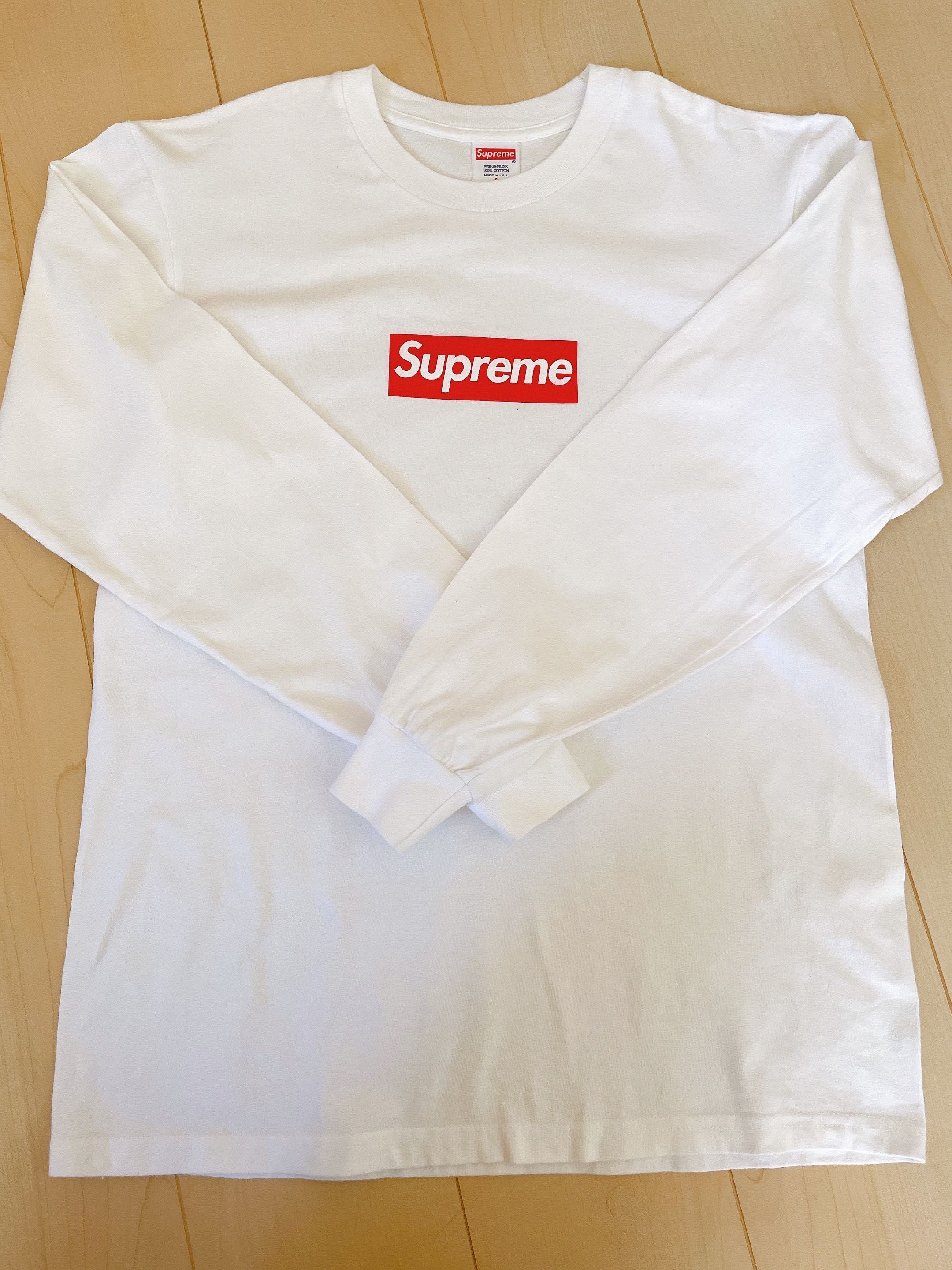 Supreme Box Logo L/S Tee "White"