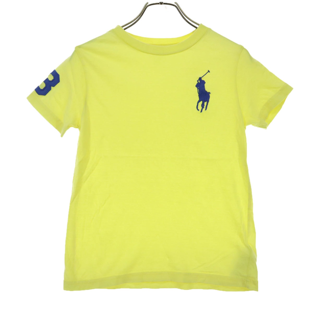 POLO RALPH LAUREN ポロラルフローレン コットン ワンポイントロゴ 半袖 Tシャツ 130 イエロー