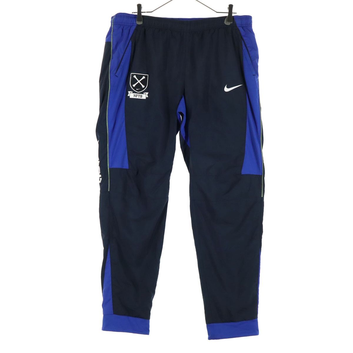 NIKE ナイキ プリント ナイロンパンツ XL ブラック系