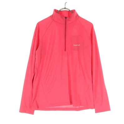 未使用 mont-bell モンベル 長袖 ハーフジップ シャツ L カメリア