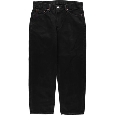 古着 リーバイス Levi's 550 ブラックデニム テーパードデニムパンツ メンズw37相当/eaa633892