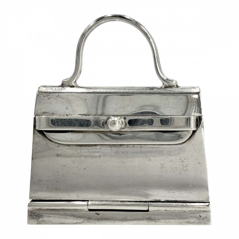 HERMES エルメス 雑貨 ケリー ピルケース 小物 シルバー925    ユニセックス 約38.5g【中古品】
