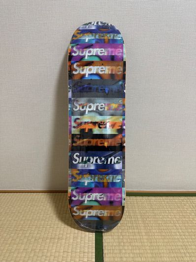 Supreme Distorted Logo Skateboard Supreme Distorted Logo Skateboard