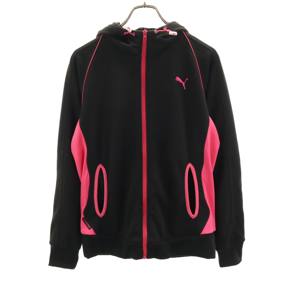 PUMA プーマ 長袖 スウェット ジップパーカー L ブラック