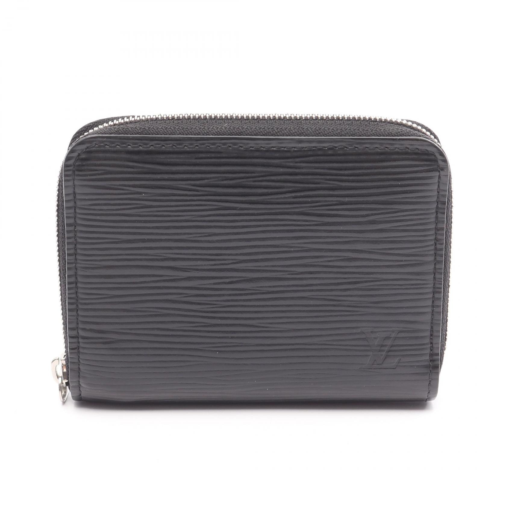 ルイ・ヴィトン LOUIS VUITTON ジッピーコインパース コインケース 財布 レザー エピ ノワール メンズ ブラック系 M60152 【中古】