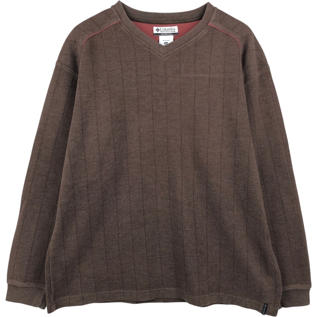 古着 コロンビア Columbia Vネック ロングTシャツ ロンT メンズXL相当/eaa684618
