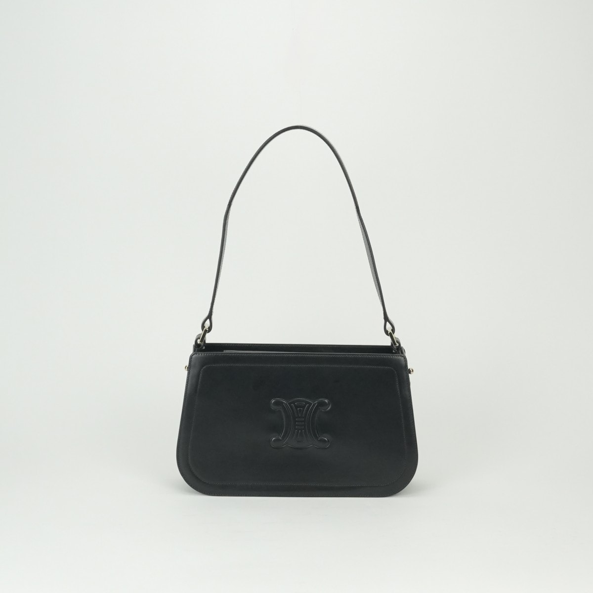 セリーヌ CELINE トリオンフ セリーヌ トリオンフ バッグ ショルダーバッグ ブラック Black 黒 ゴールド ヴィンテージ ハンドバッグ