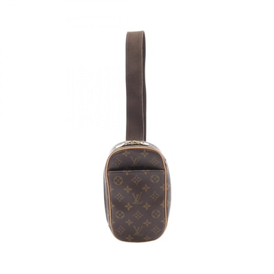 ルイ・ヴィトン LOUIS VUITTON ポシェットガンジュ ウエストバッグ ボディバッグ バッグ PVCコーティングキャンバス レザー モノグラム メンズ レディース ブラウン系 M51870 【中古】