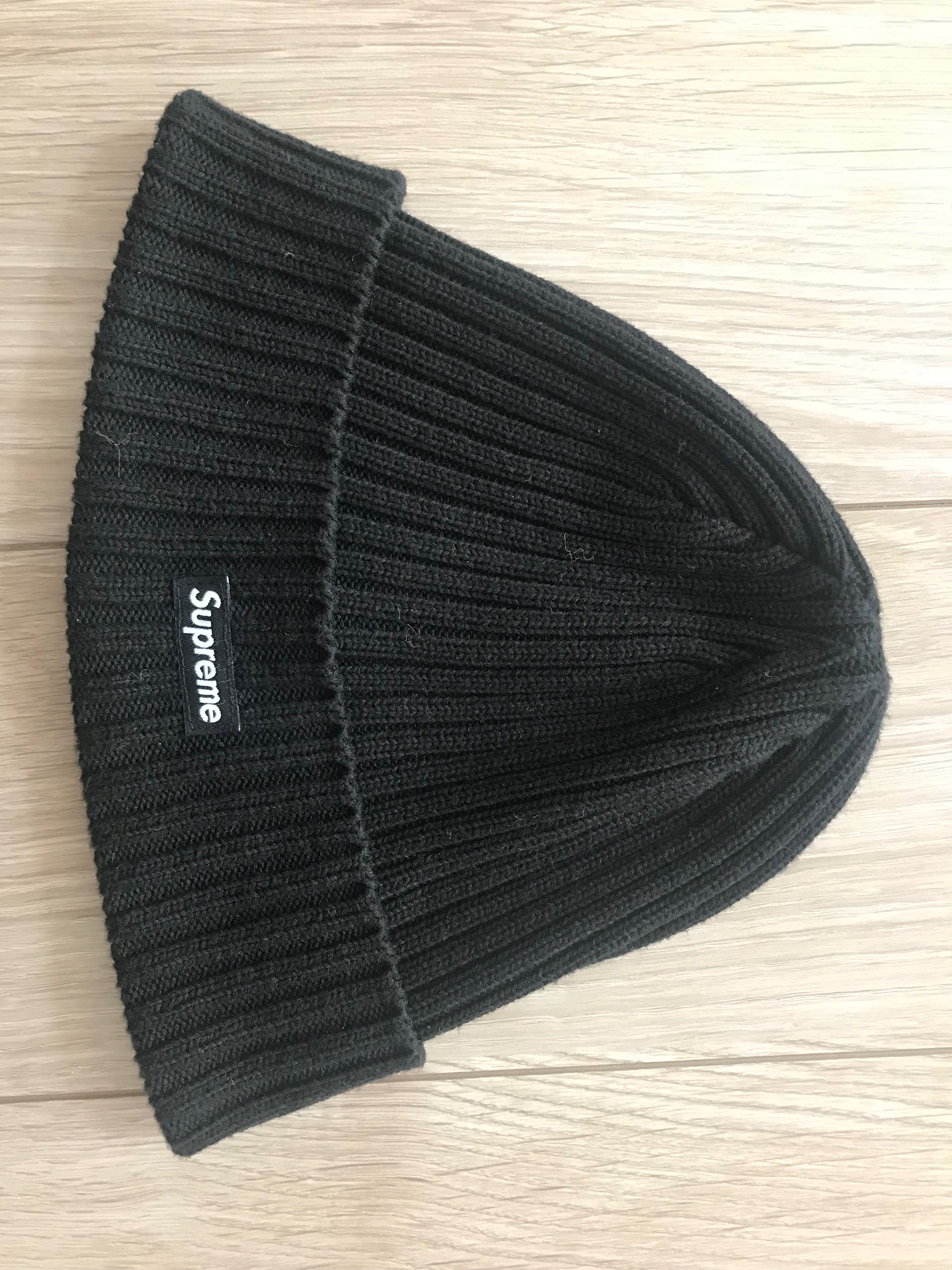 Supreme Overdyed Beanie "Black"(20SS)