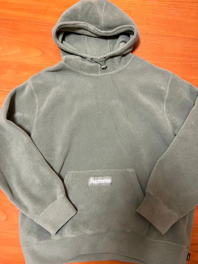 Supreme Polartec Hooded Sweatshirt "Light Olive"