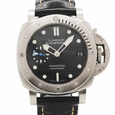 ★SALE【6wgc0210】オフィチーネパネライ ルミノール サブマーシブル 1950 PAM00682 黒文字盤【中古】腕時計 メンズ