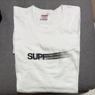 Supreme Motion Logo Tee "White" (23SS)