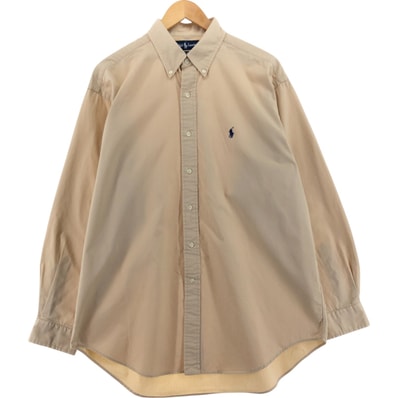 古着 ラルフローレン Ralph Lauren BLAKE 長袖 ボタンダウンシャツ メンズL相当/eaa521832