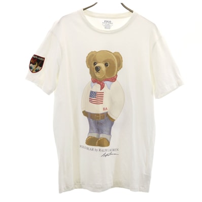 POLO RALPH LAUREN ポロラルフローレン ポロベア 半袖 Tシャツ M ホワイト