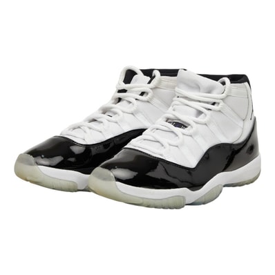 ナイキ エアジョーダン11 レトロ コンコルド AIR JORDAN 11 RETRO CONCORD スニーカー ハイカット バッシュ 28.5cm 378037-100 ホワイト ブラック 表記なし メンズ NIKE 【中古】