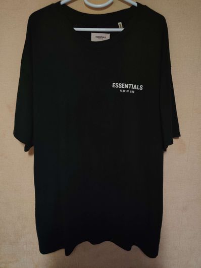 FEAR OF GOD Essentials Boxy Photo T-Shirt "Black"