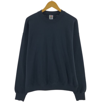 古着 フルーツオブザルーム FRUIT OF THE LOOM 無地 ブランクスウェットシャツ トレーナー メンズXL相当/eaa498712