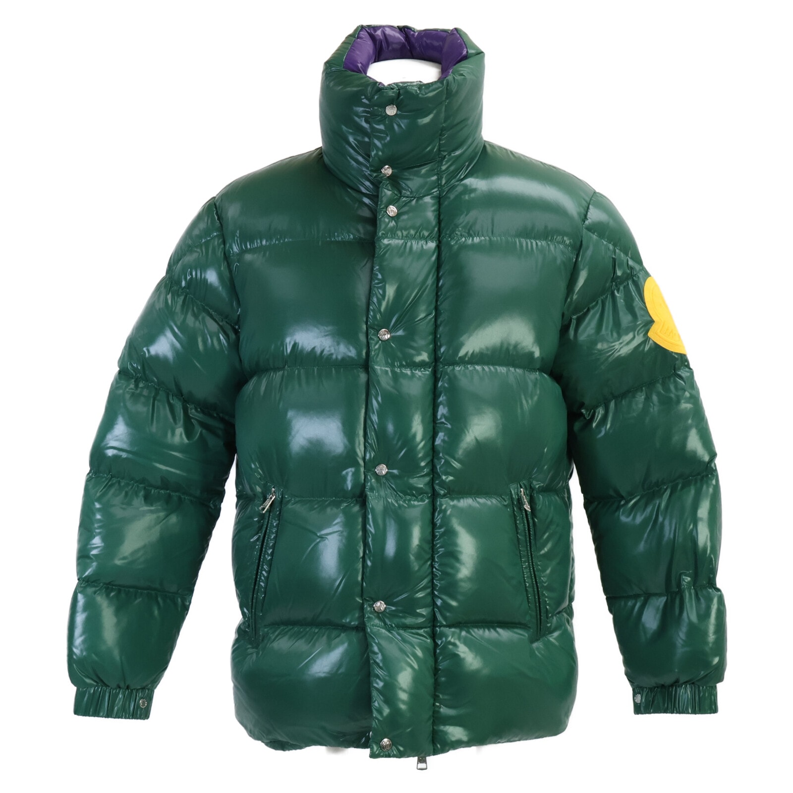モンクレール GENIUS 2 ジーニアス2xMoncler 1952【美品】DERVAX ビッグロゴワッペン ダウンジャケット 1