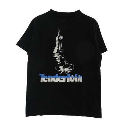 TENDERLOIN テンダーロイン Tシャツ T-TEE ライフルプリント 半袖Tシャツ ブラック系 S【中古】