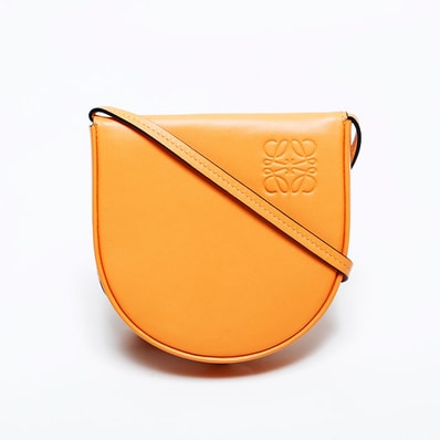 ロエベ LOEWE ヒールポーチ ミニ レザー ショルダーバッグ【中古】