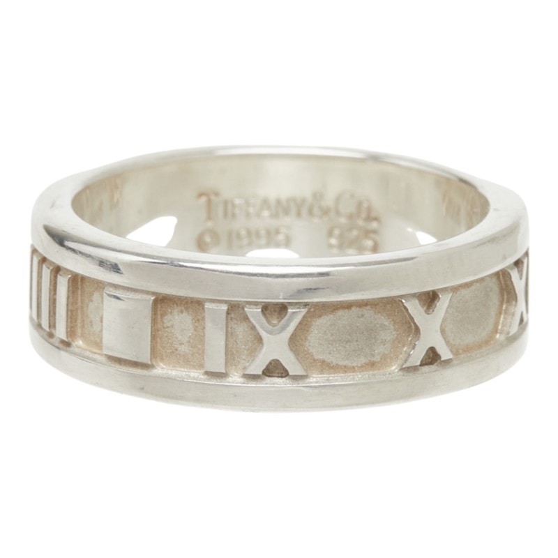 ティファニー アトラス リング 指輪 SV925 シルバー レディース TIFFANY&Co. 中古
