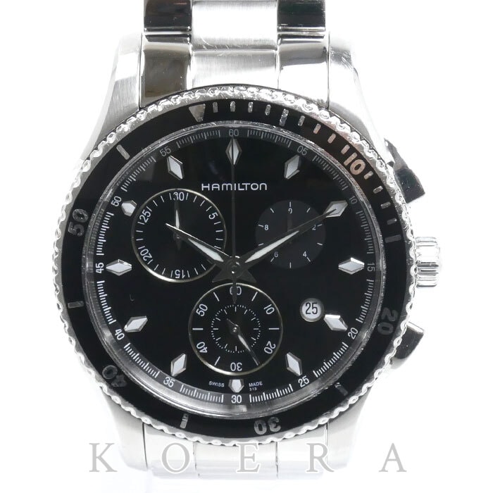 HAMILTON ハミルトン ジャズマスター 腕時計 電池式 H37512131/H375121 シービュークロノ メンズ【中古】