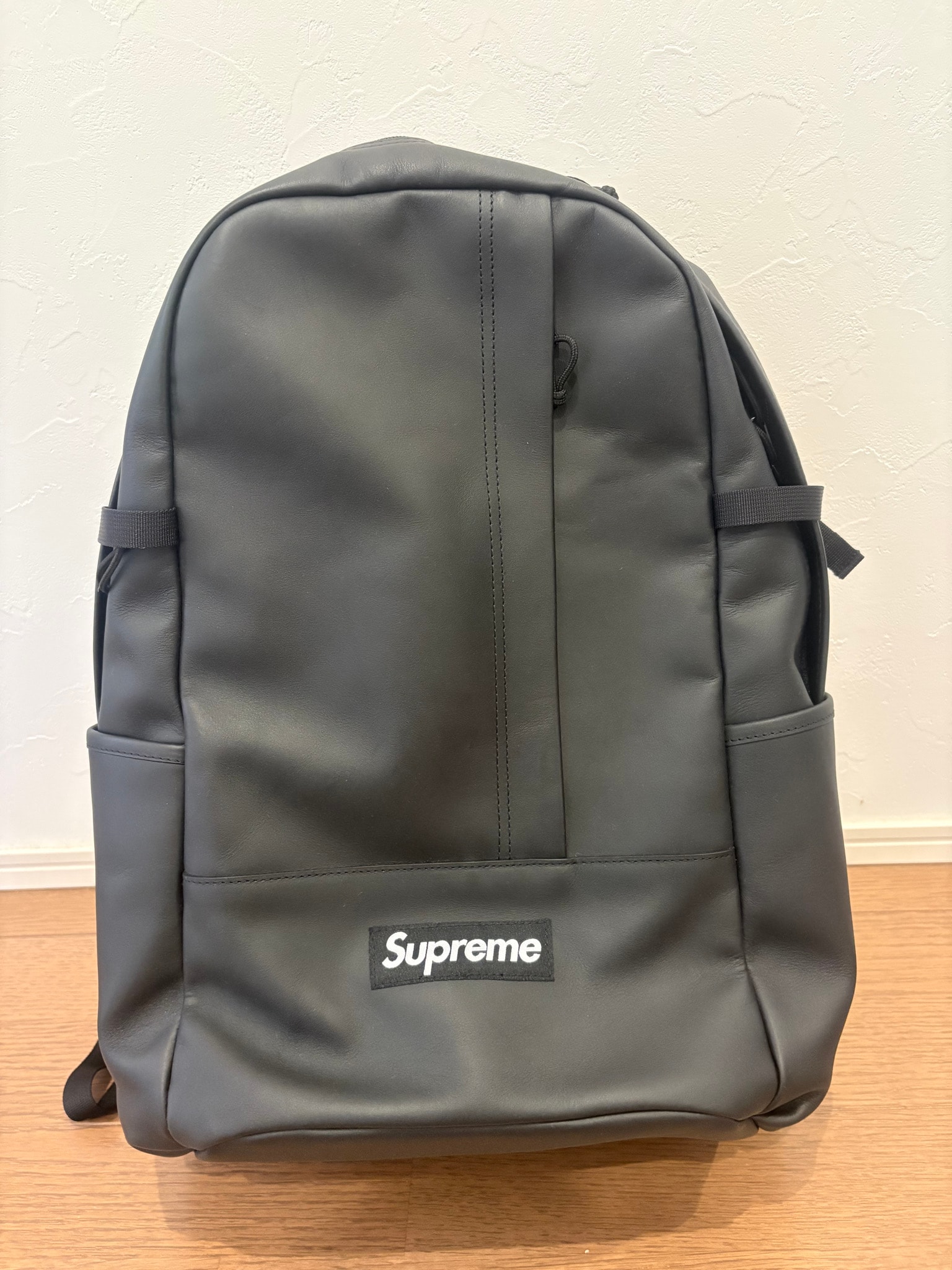 Supreme Leather Backpack "Black"