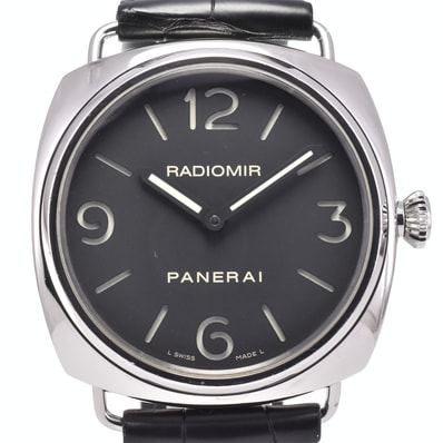 値下 パネライ PANERAI PAM00210 ラジオミール 手巻き メンズ 良品 □#146500