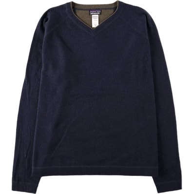 古着 パタゴニア Patagonia カシミア・Vネック・セーター :50838F8 Vネック カシミアニットセーター メンズXL相当/eaa686419