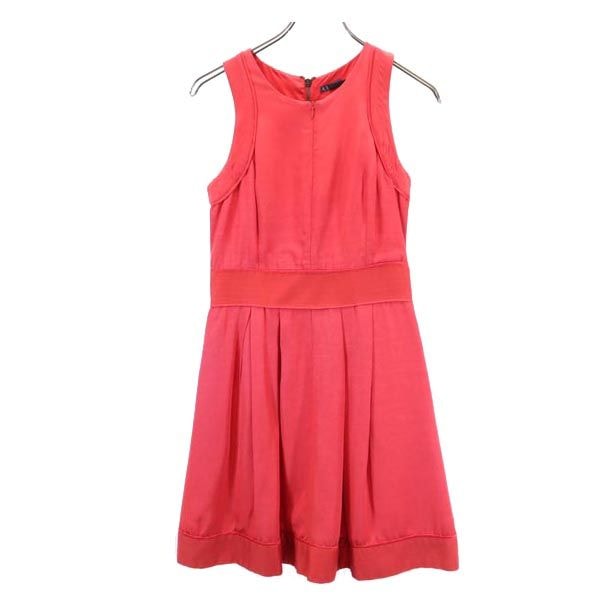 ARMANI EXCHANGE アルマーニエクスチェンジ ノースリーブ ワンピース 2 赤