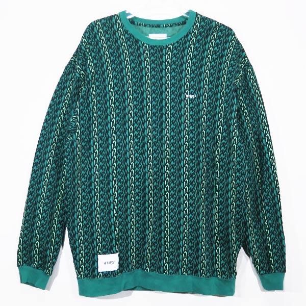 Wtaps BDY / LS / Cotton. Textile. Sign "Green"