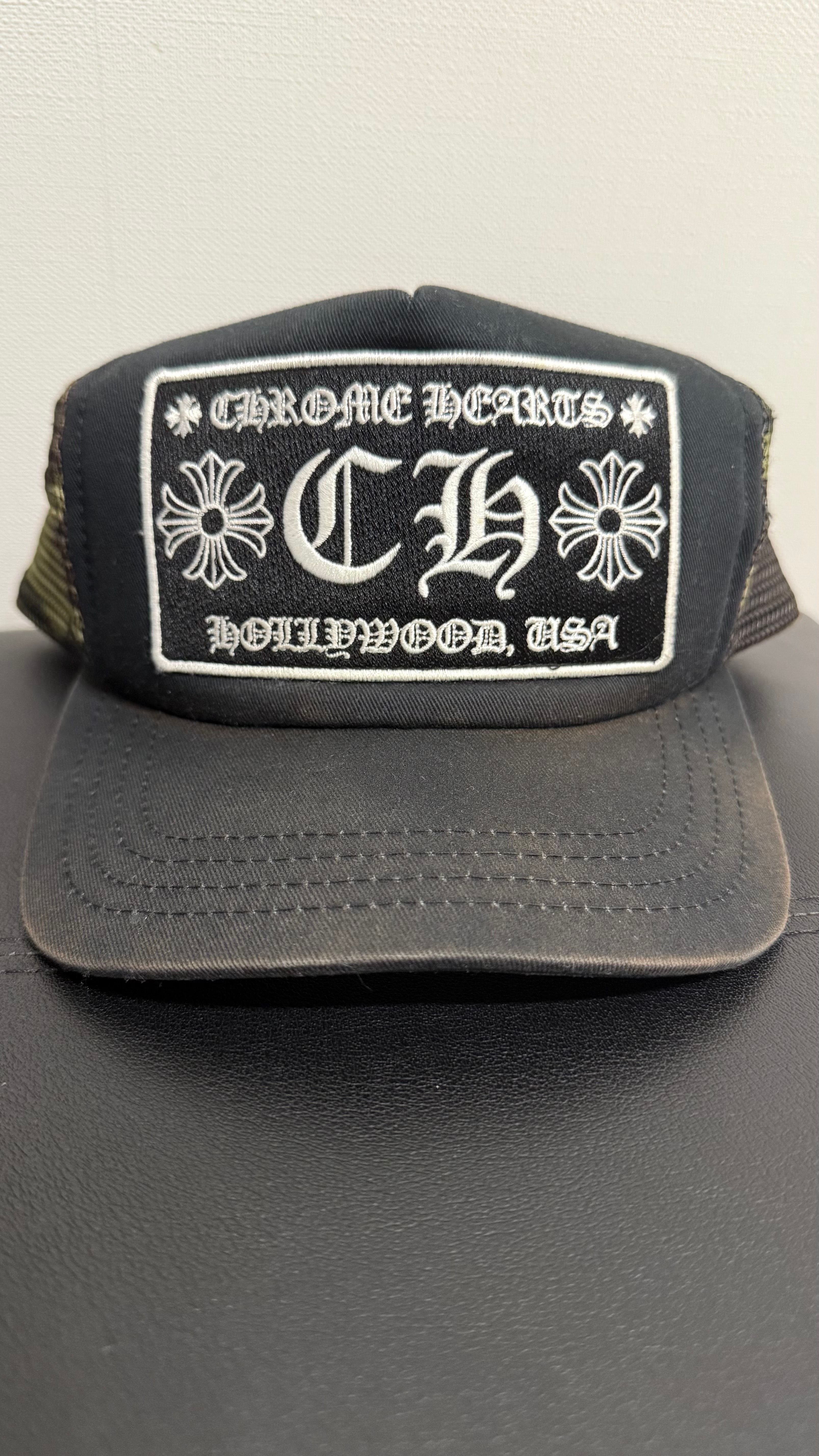 Chrome Hearts Trucker Cap CH "Black/Camo"