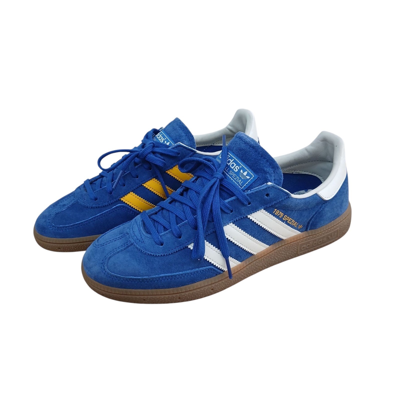 adidas アディダス ハンドボール スペツィアル HANDBALL SPEZIAL 26.5cm スニーカー IH0130 レザー ブルー メンズ【中古】