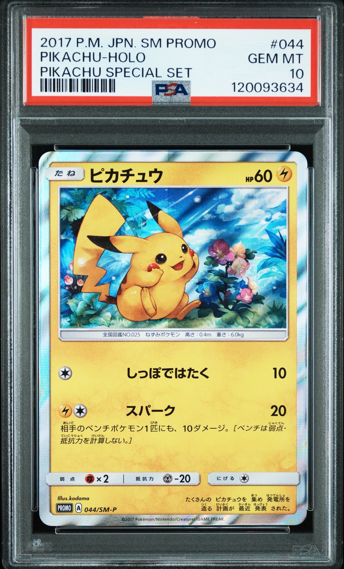 ピカチュウ P [SM-P 044](サン&ムーン スペシャルセット「ピカチュウ」)