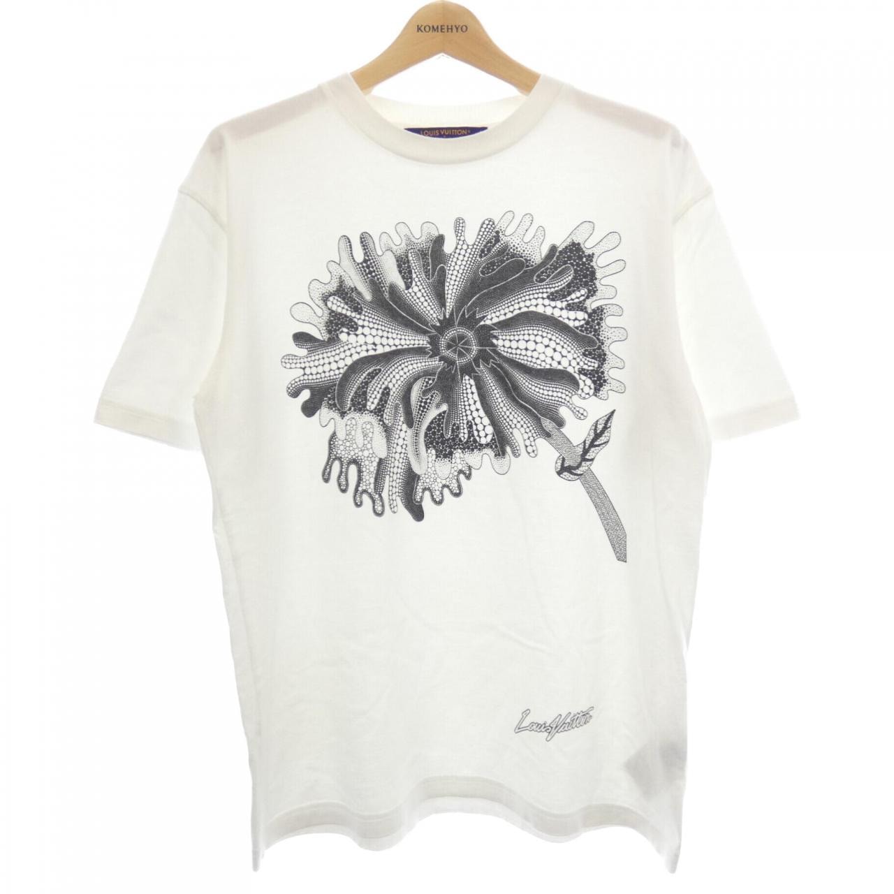 ルイヴィトン LOUIS VUITTON LV×YKサイケデリックフラワーレギュラーTシャツ HOY37WNPG 草間彌生 Tシャツ