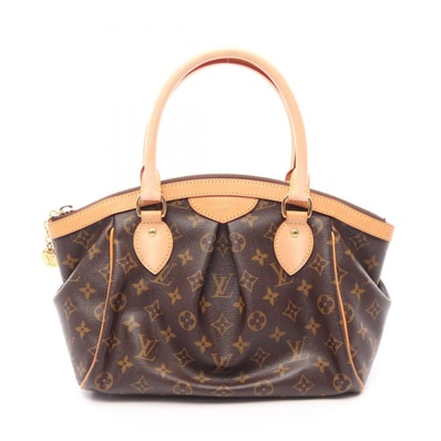 ルイ・ヴィトン LOUIS VUITTON ティヴォリPM モノグラム ハンドバッグ バッグ PVCコーティングキャンバス レザー レディース ブラウン系 M40143 【中古】