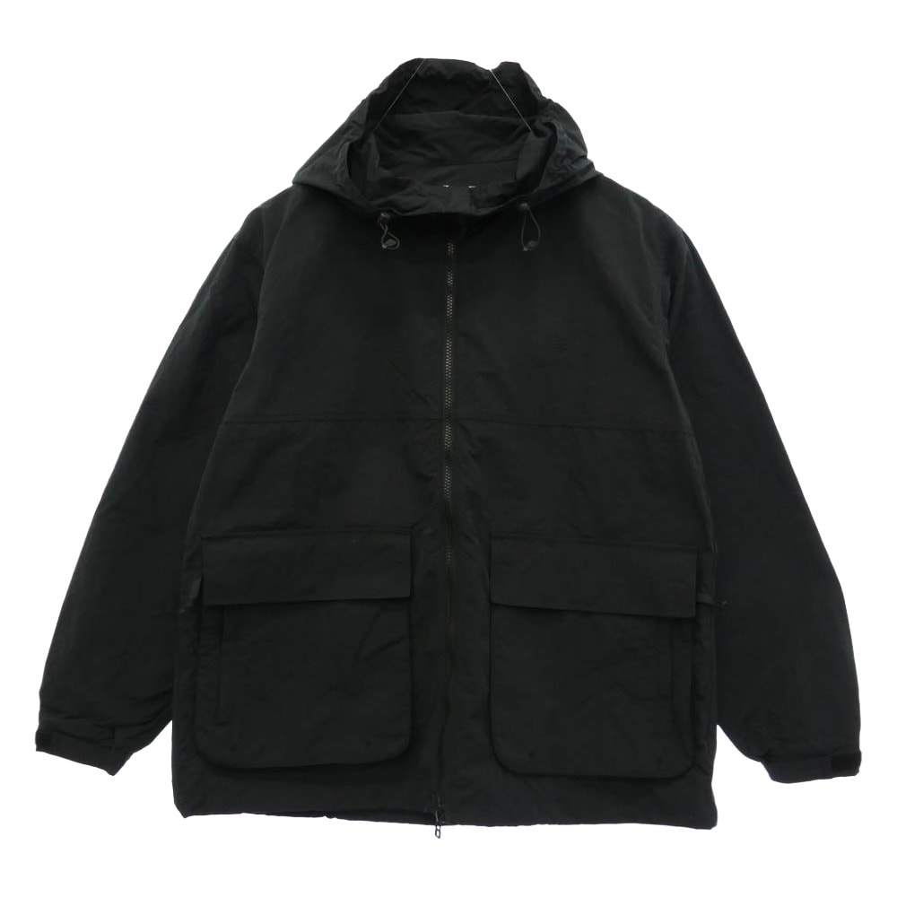 snowpeak スノーピーク URBAN RESEARCH アーバンリサーチ UR-JK-26SU002 NYLON WASHER PARKA ナイロン ウォッシャー パーカー ジャケット ブラック系 M【中古】