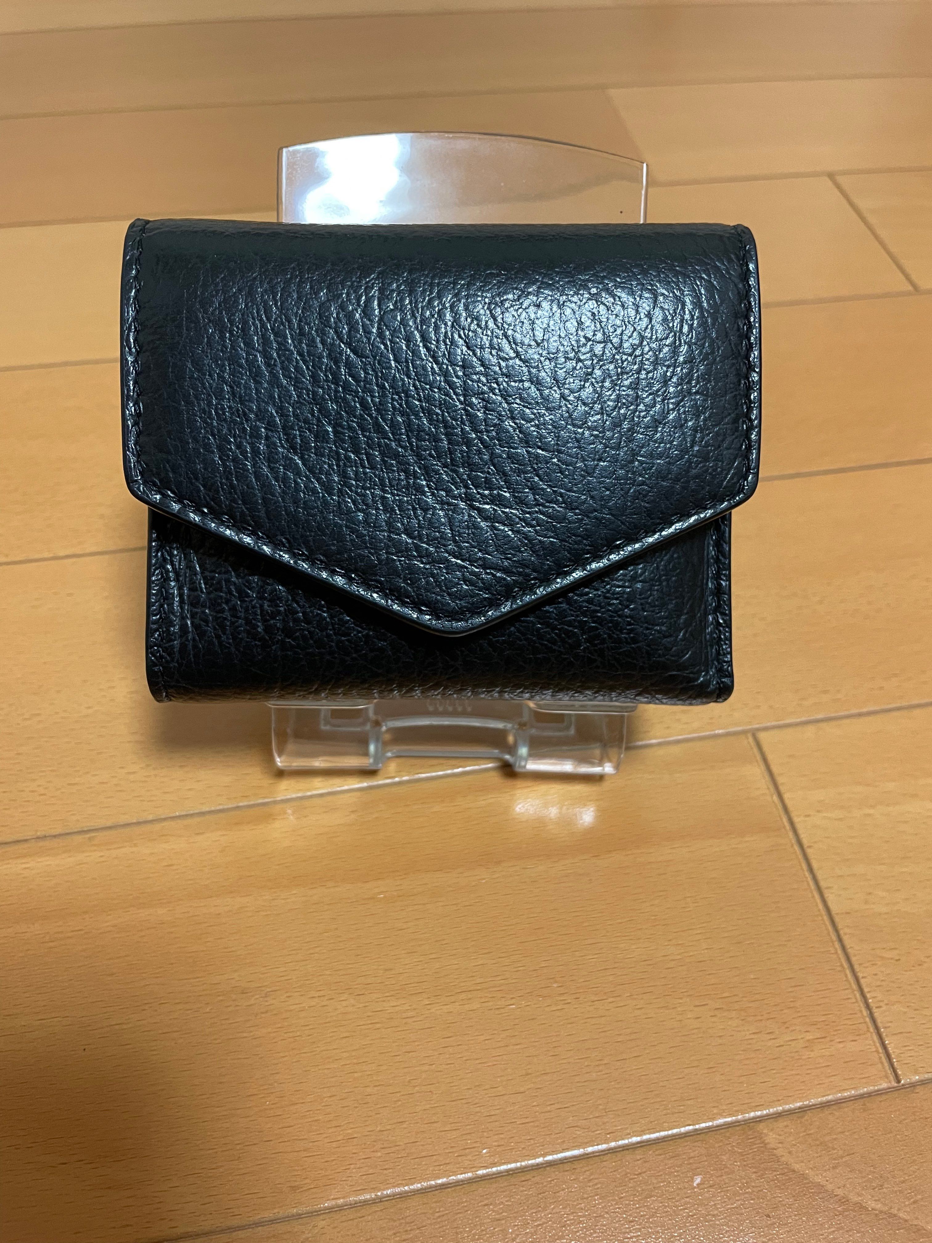 Maison Margiela Envelope Leather Wallet "Black"