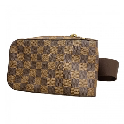 【6dd4899-h】ルイヴィトン ボディバッグ ダミエ ジェロニモス N51994 エベヌ【中古】メンズ