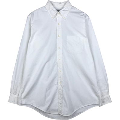 古着 ブルックスブラザーズ Brooks Brothers MAKERS 長袖 ボタンダウンシャツ USA製 メンズL相当/eaa642852
