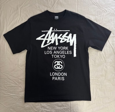 Stussy World Tour Tee "Black" (2025/2026) 3903962