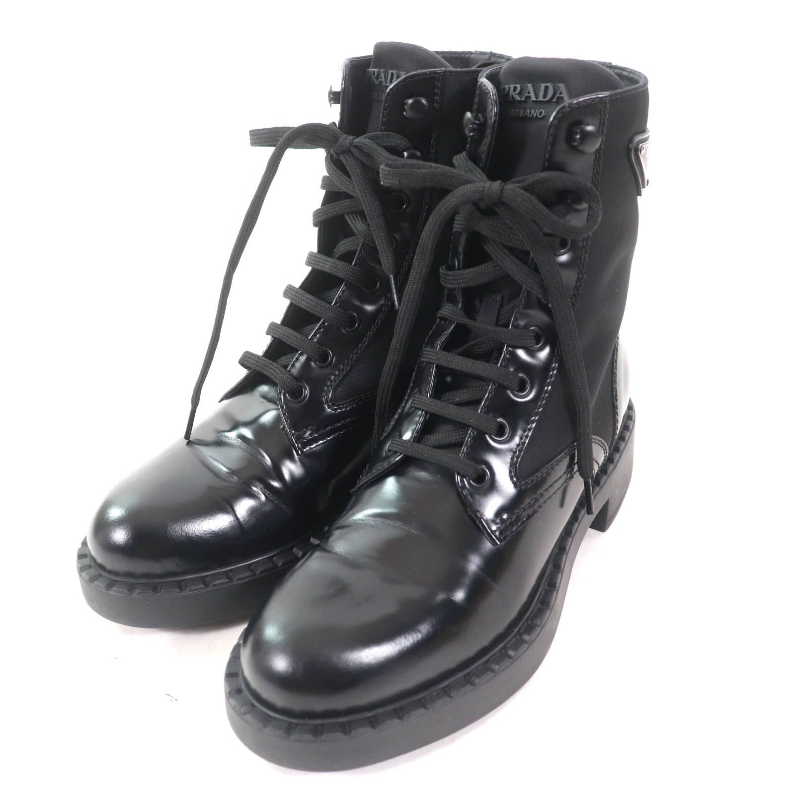 最終値下げ プラダ　ブーツ PRADA ブーツ 黒