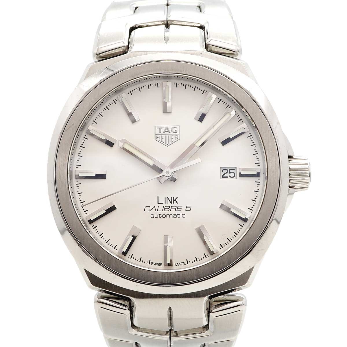 【6wdd0300】タグホイヤー リンク WBC2111 白文字盤【中古】腕時計 メンズ