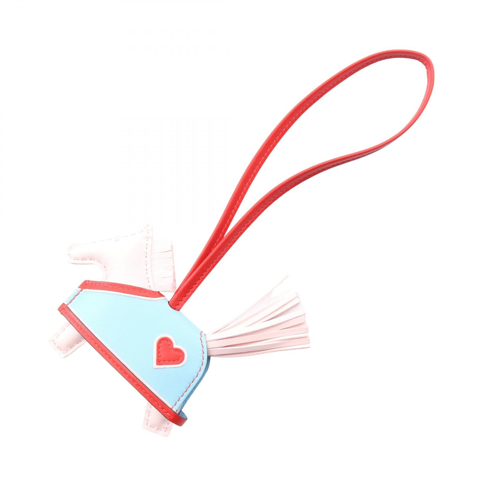 エルメス HERMES ロデオPM ロベオクール チャーム アクセサリー アニョーミロ / ヴォースイフト アニョーミロ レディース ピンク系 / ブルー系 / レッド系 【中古】