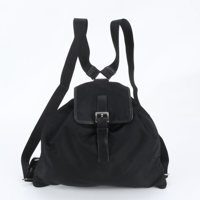 ■美品 プラダ テスート ナイロントライアングルロゴリュックサック